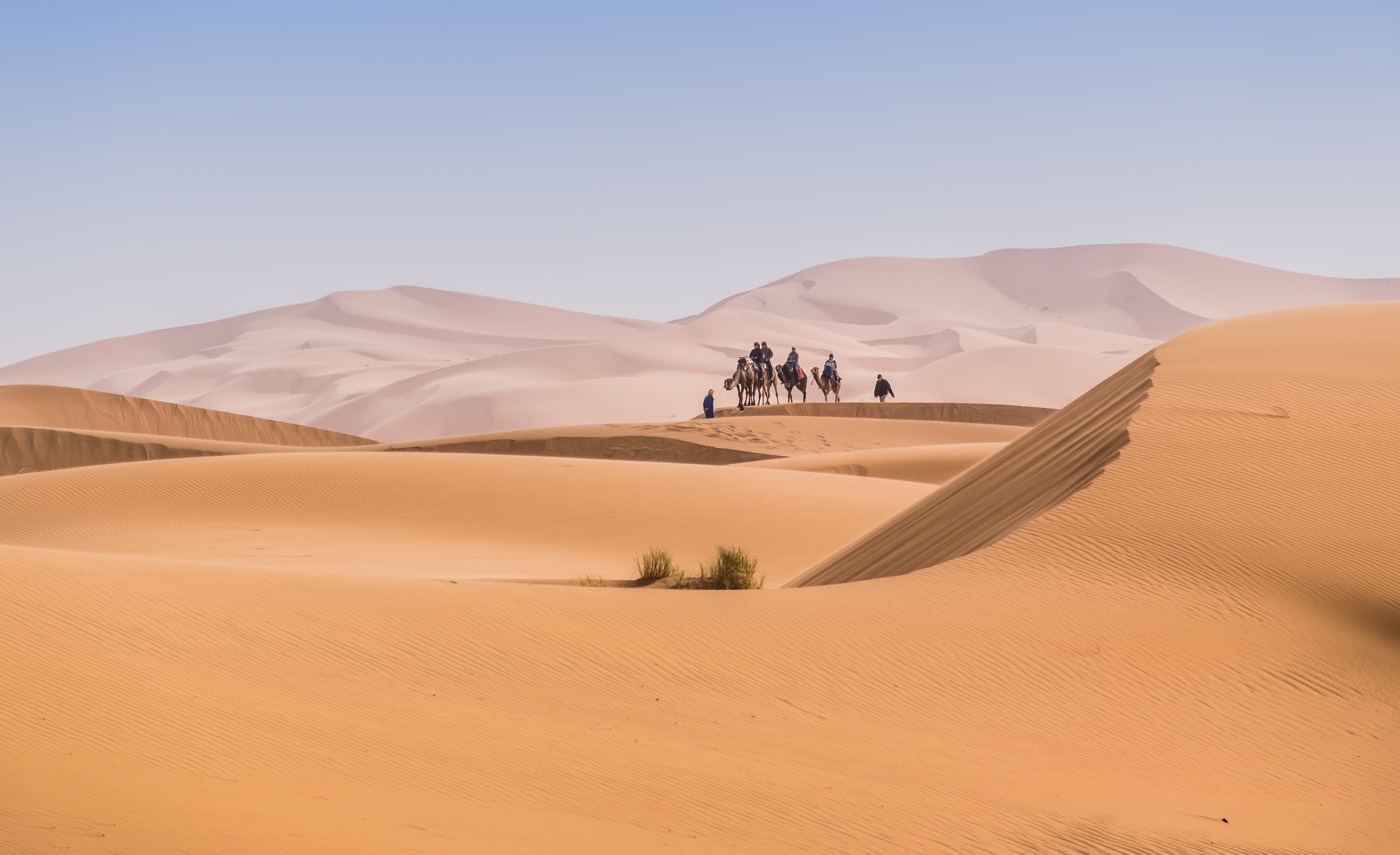 Désert marocain : erg Chebbi et erg Chegaga