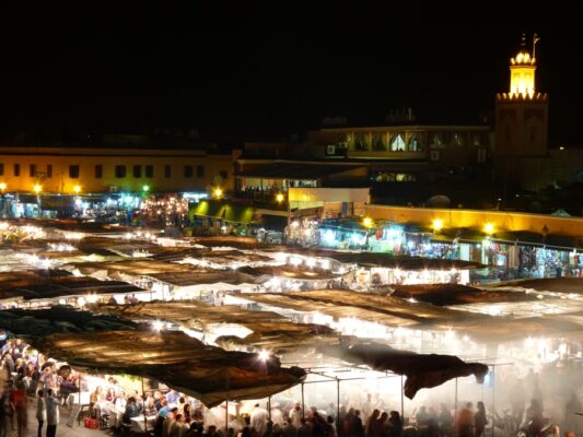 Place Jemaa El Fna la nuit