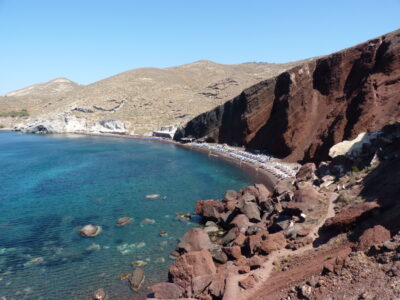 Red Beach à Santorin - Akrotiri