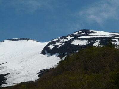 Neige sur le Mont Fuji