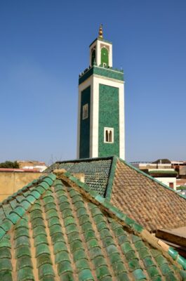 Minaret depuis la médersa Bou Inania de Meknès