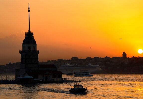 Coucher de soleil à Istanbul