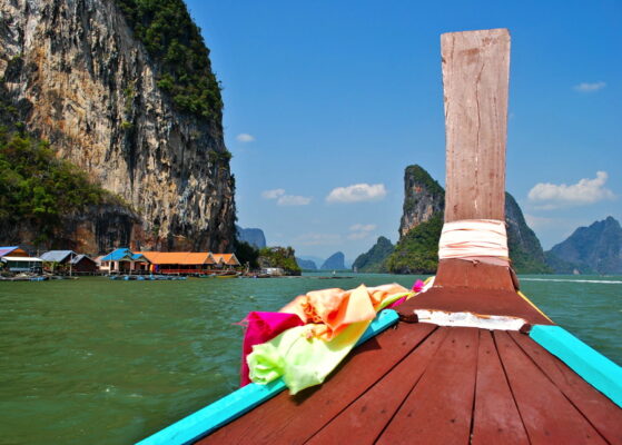 long tail boat thailande