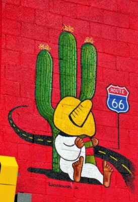 street art seligman route 66