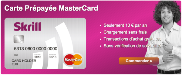 carte bancaire prepaid skrill