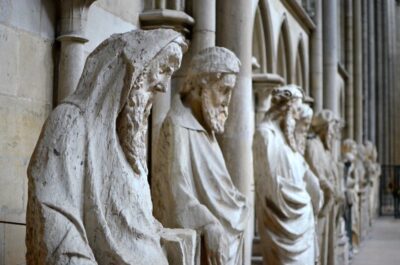 statues cathédrale rouen