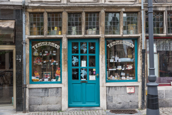 Boutique confiserie à Gand en Belgique