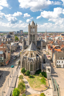 Panorama sur la ville depuis le beffroi