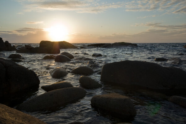 Coucher de soleil sur l'île de Bréhat