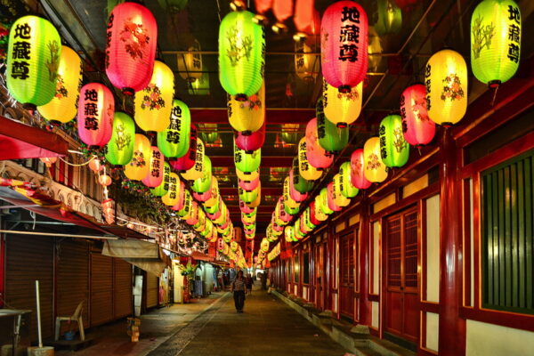 Ruelle proche du Buddha Relic Tooth temple