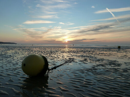 Coucher de soleil à Dieppe