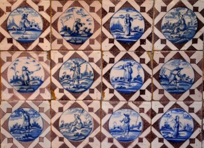 Carrelage dans la maison Rubens à Anvers