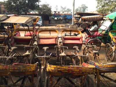 Rickshaw dans Old Delhi