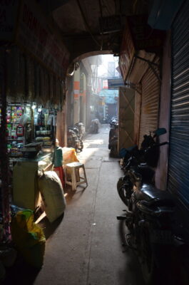 Ruelle calme de Old Delhi