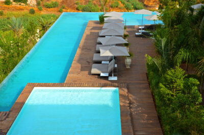 Piscine de l'hôtel Sahrai à Fès