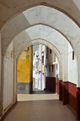 Rue dans la médina de Salé