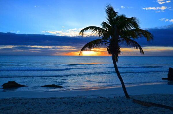 Coucher de soleil au Mexique