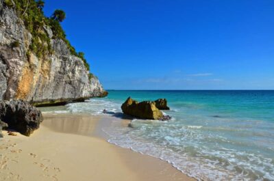 Plage à Tulum