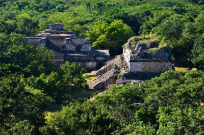 Ruines maya au Mexique