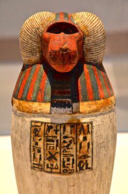 Vase canope - Expo Des animaux et des pharaons