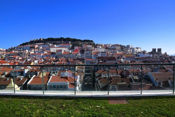 Vue depuis l'hôtel do Chiado à Lisbonne