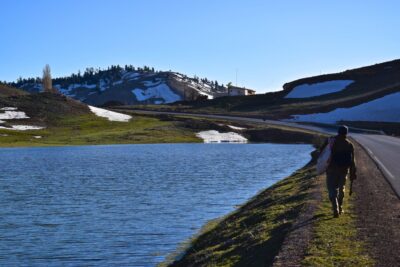 Fonte des neiges dans le Moyen Atlas