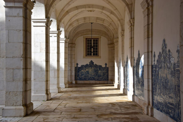 Azulejos au Monastère Saint Vincent de Fora à Lisbonne