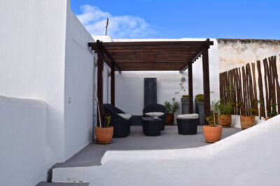 Terrasse du riad Azahra à Rabat