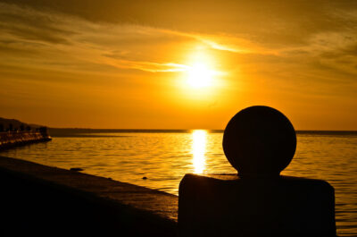 Coucher de soleil sur le golfe du Mexique