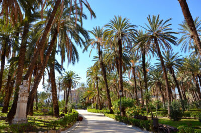 Parc agréable à Palerme