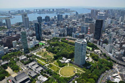 Panorama depuis le sommet de la Tokyo Tower