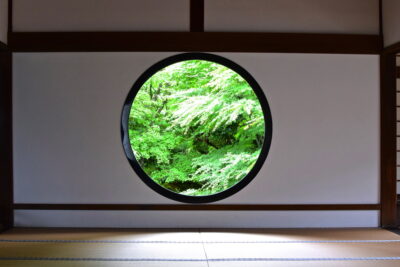 Intérieur d'un temple de Kyoto