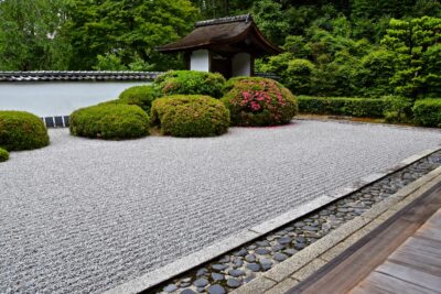 Jardin zen au temple Shodenji à Kyoto