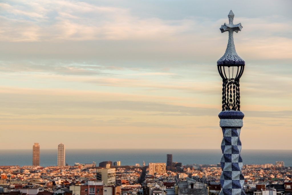 Panorama depuis le parc Güell