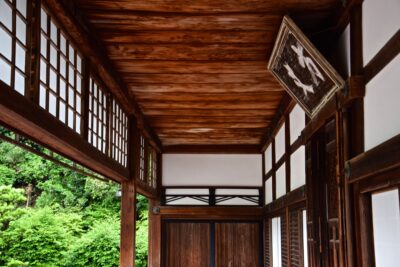 Plafond de sang au temple Shodenji de Kyoto