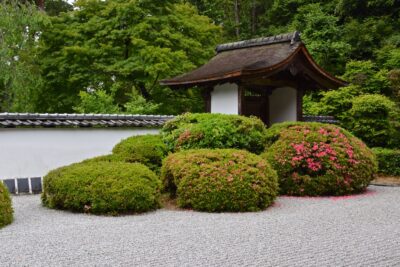 Jardin zen au temple Shodenji à Kyoto