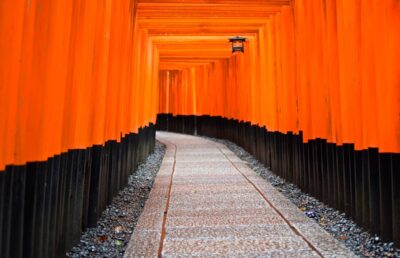 Allée de torii à Kyoto