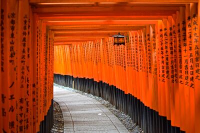 Allée de torii à Kyoto