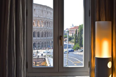 Chambre avec vue au Palazzo Manfredi