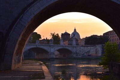 Coucher de soleil à Rome