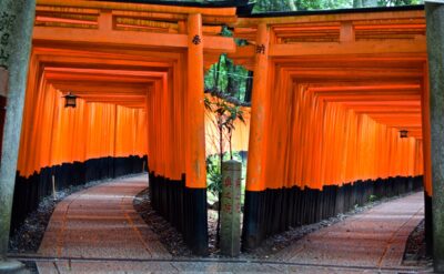 Double allée de torii à Kyoto