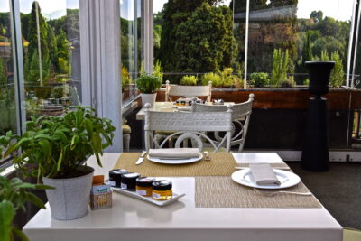 Terrasse sur le toit du Palazzo Manfredi