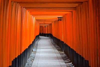 Allée de torii à Kyoto