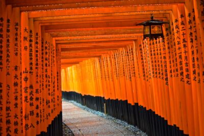 Allée de torii à Kyoto