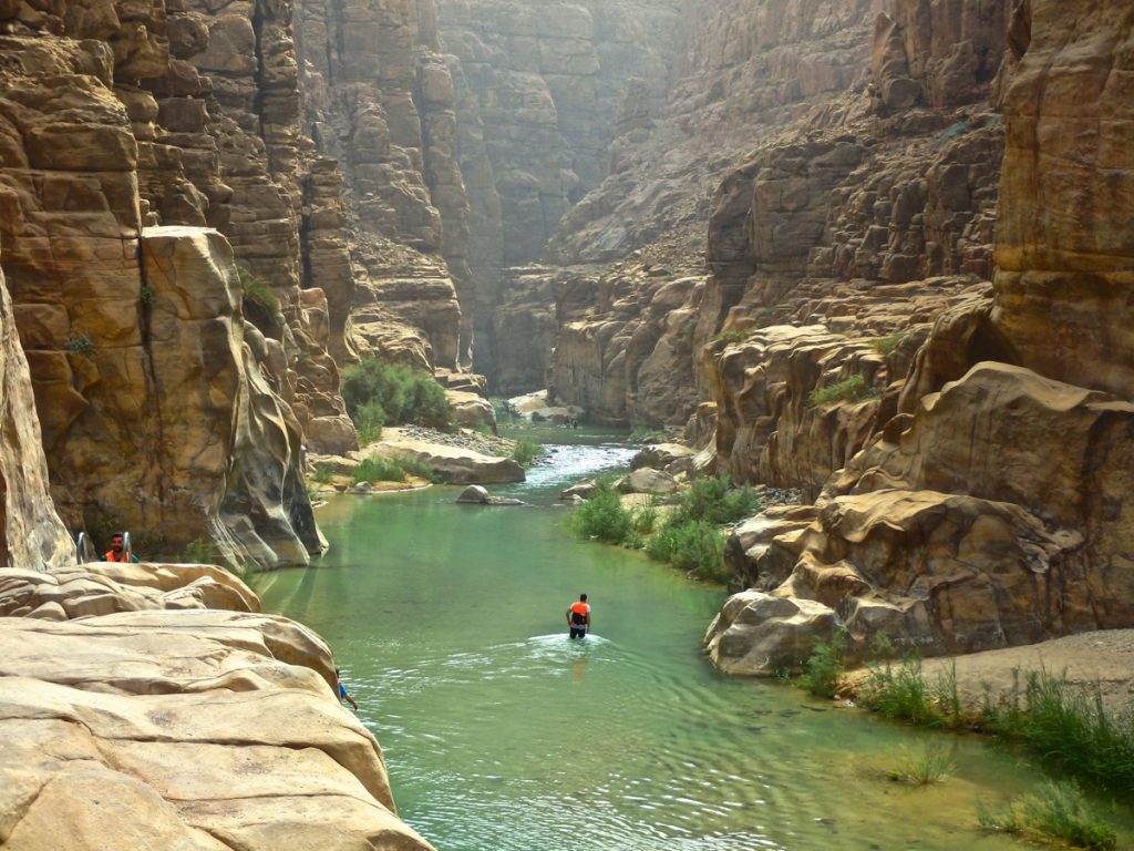 Canyoning au Wadi al Mujib