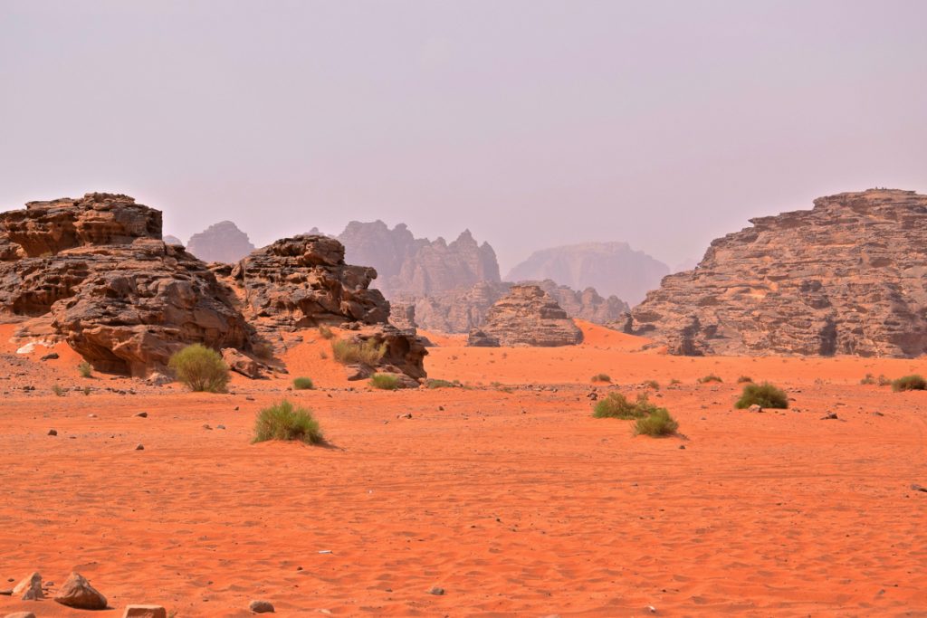 Wadi Rum en Jordanie