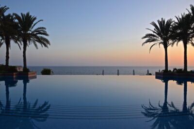 Infinite Pool à l'hôtel Shangri-La Al Husn