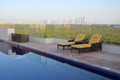 Rooftop pool à Abu Dhabi
