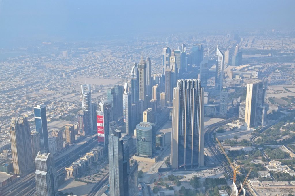 Vue depuis Burj Khalifa