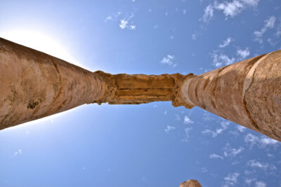 Ruines du temple d'Hercule à Amman